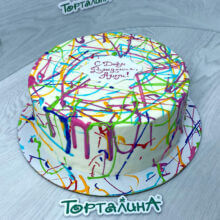 Яркий тортик