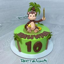 Мартышка и пальма