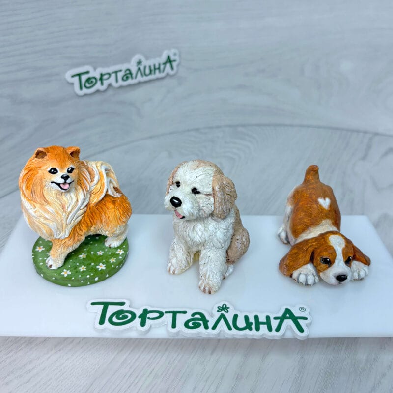 фигурки отлитые из шоколада раскрашенные вручную художником