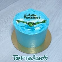 Бенто торт с рисунком. Нашему лягушонку!