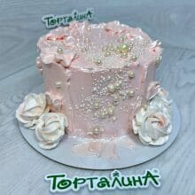 Жемчуг и зефирные цветы. Премиум